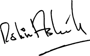 Robin Askwith signature Robin Askwith signature