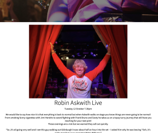 Robin Askwith Appears at The Phoenix October 2021